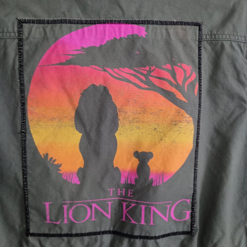 Disney Lion King Embroidered Coat Womens Medium - Picture 9 of 16